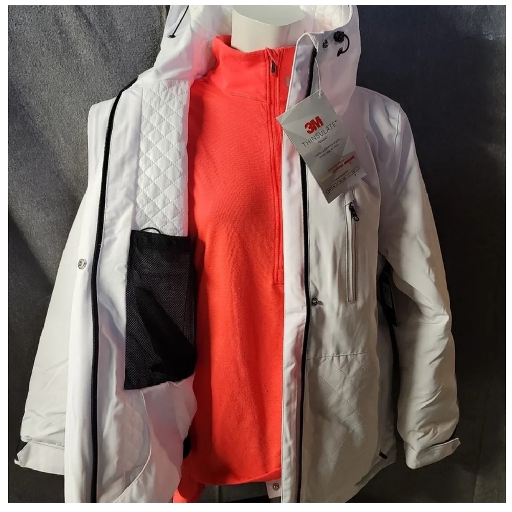 Hurley | NWT Size Medium White Peak Snow Jacket